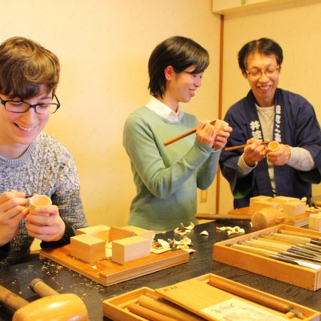 Guinomi sake cup making workshop