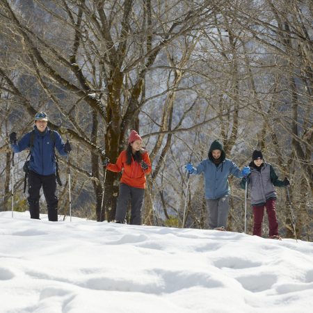 冬こそ楽しい！五箇山合掌の里でかんじきウォーク