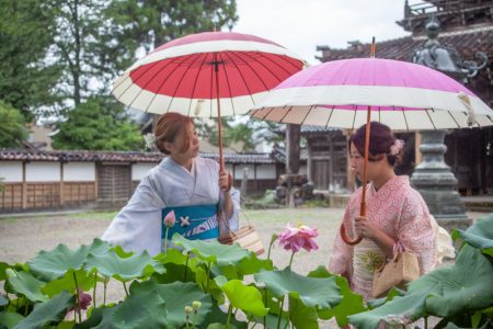 抹茶付き着物体験