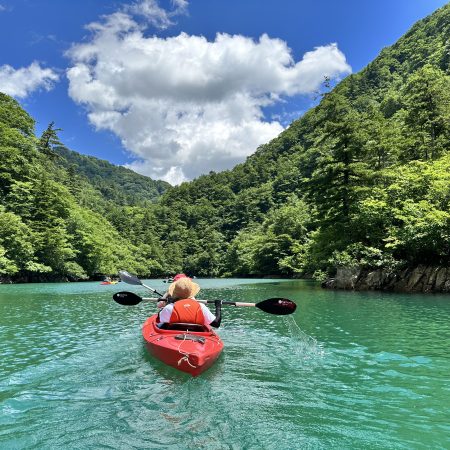 7月だけの特別開催！雄大な桂湖で、カヌーアドベンチャー