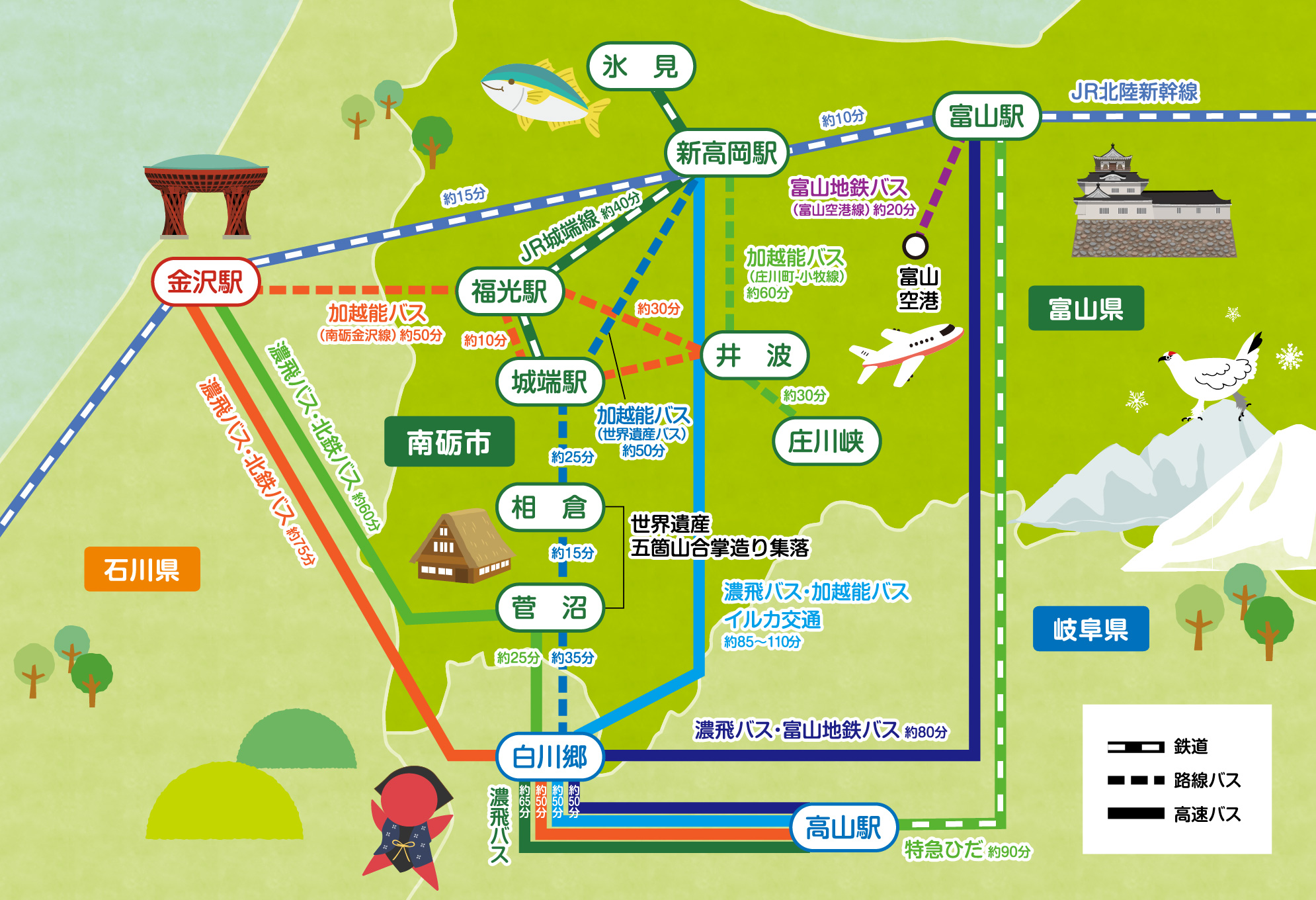 バス路線マップ