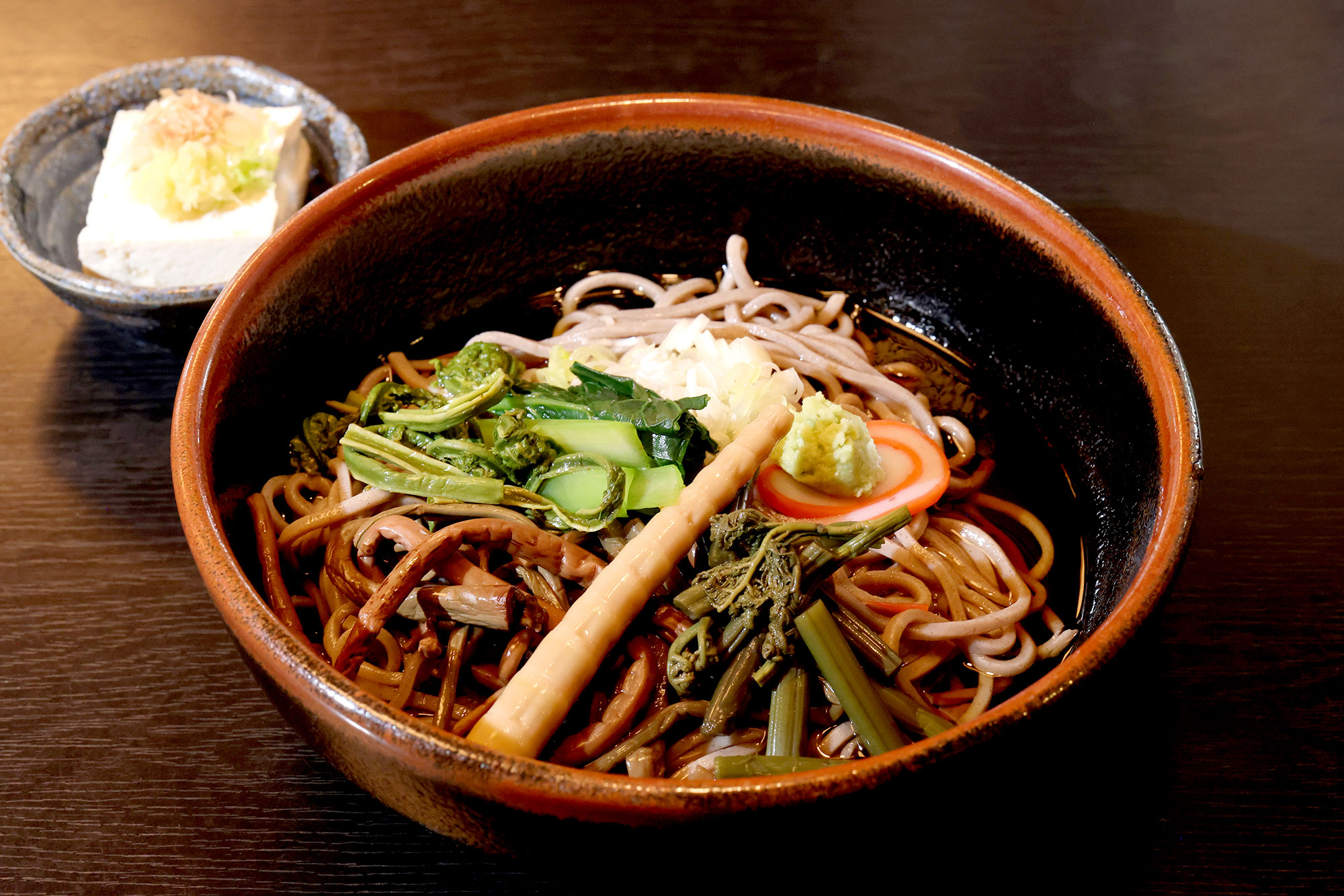 冷やし山菜そば